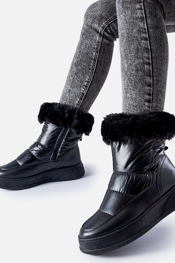 Čierne zateplené snehule s... 2