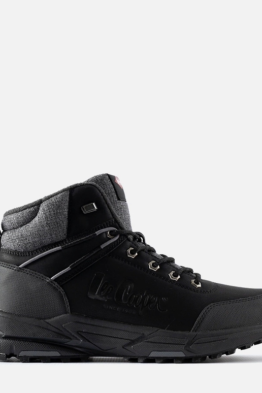 Čierne zateplené pánske turistické...