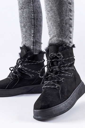 Čierne topánky do snehu na...