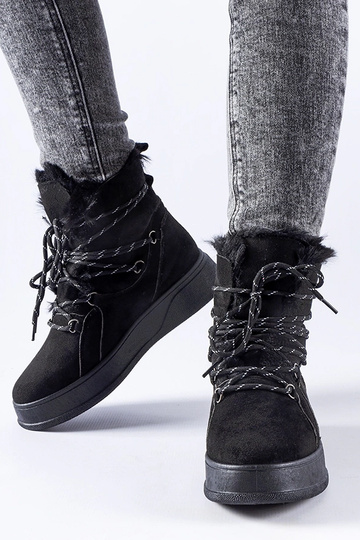 Čierne topánky do snehu na... 2