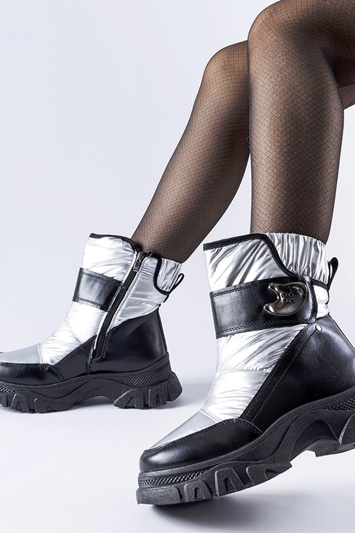 Čierno-strieborné zateplené snehule...