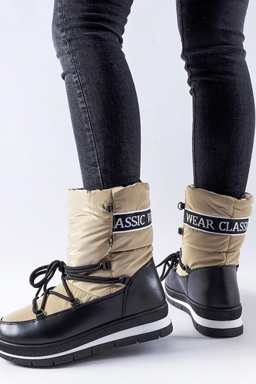 Tmavo-bežové snehule na... 2