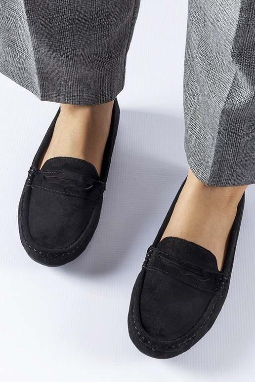 Čierne mokasíny Cellarengo z umelej...