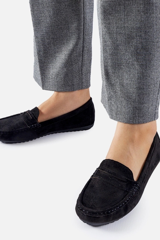 Čierne mokasíny Cellarengo z umelej...