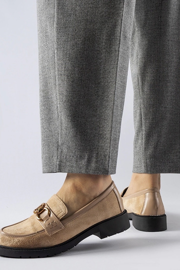 Béžové mokasíny s prackou... 2