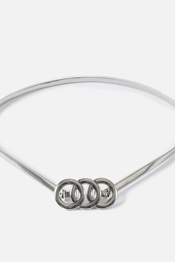 Strieborný elastický pás...