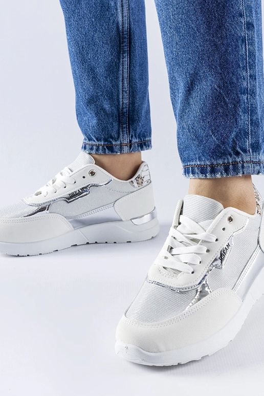 Biele trblietavé tenisky Roganzuolo