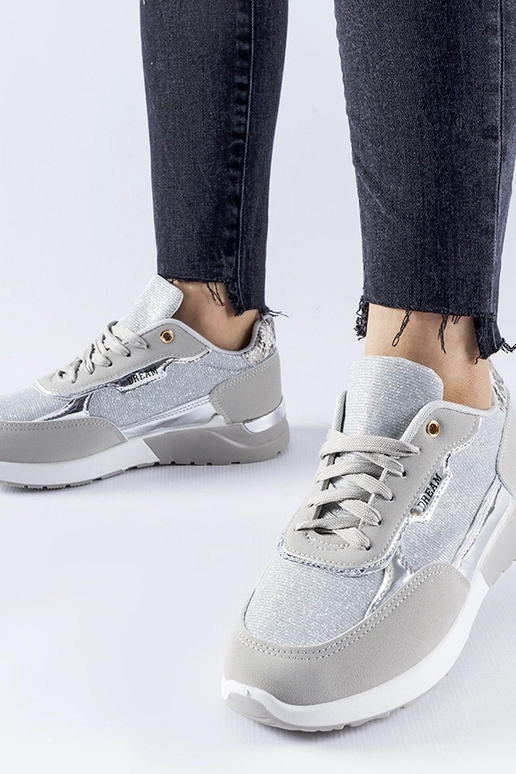 Sivé trblietavé tenisky Roganzuolo