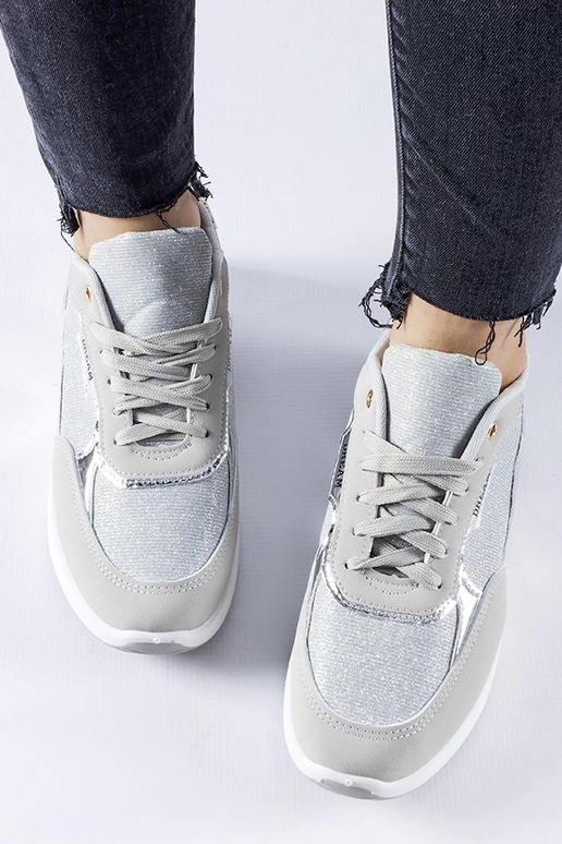 Sivé trblietavé tenisky Roganzuolo