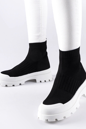 Čierne strečové tenisky Varden