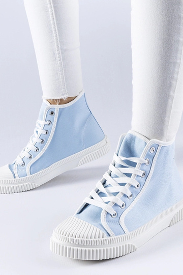 Modré vysoké tenisky Pozzuolo