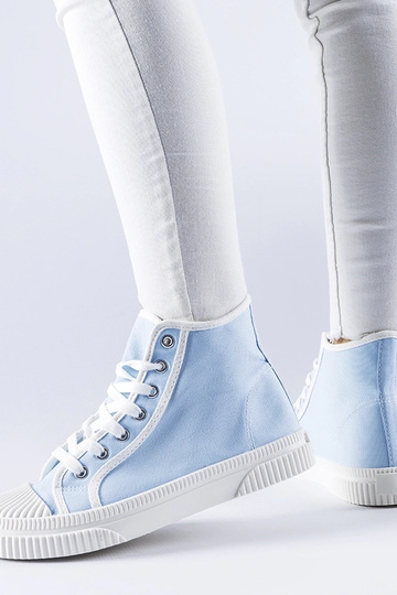 Modré vysoké tenisky Pozzuolo 2