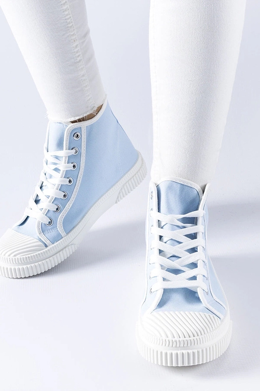 Modré vysoké tenisky Pozzuolo