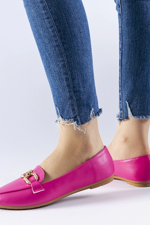 Ružové mokasíny s prackou Sovera