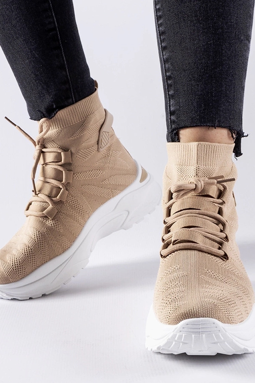 Hnedé vysoké tenisky Vigatto