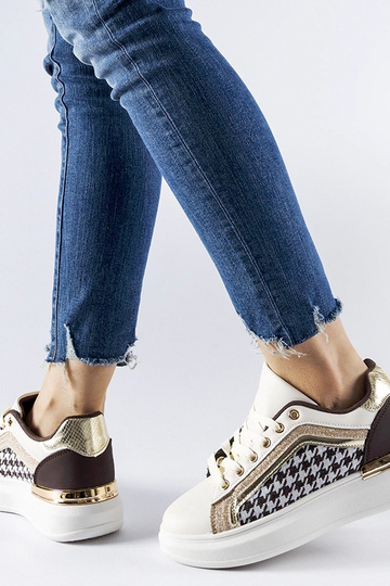 Hnedé a béžové trblietavé... 2