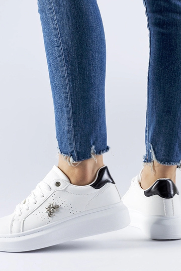 Biele sneakersy s...