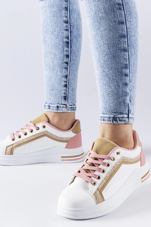 Platformové tenisky Mayfield v bielej...