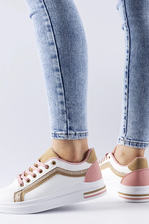 Platformové tenisky Mayfield v bielej...