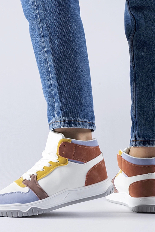 Elizabethine fialové vysoké tenisky