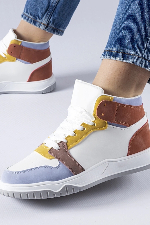 Elizabethine fialové vysoké tenisky