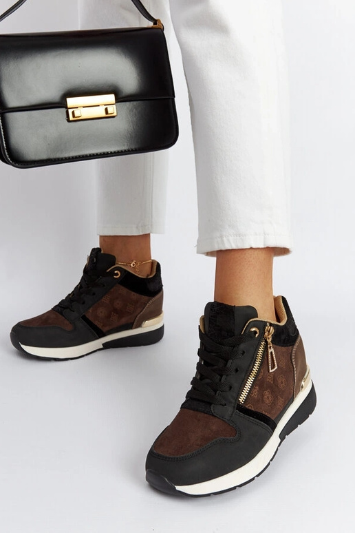 Čierne sneakersy na platforme Knoxville