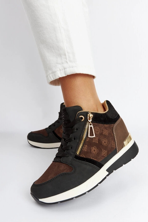 Čierne sneakersy na platforme Knoxville