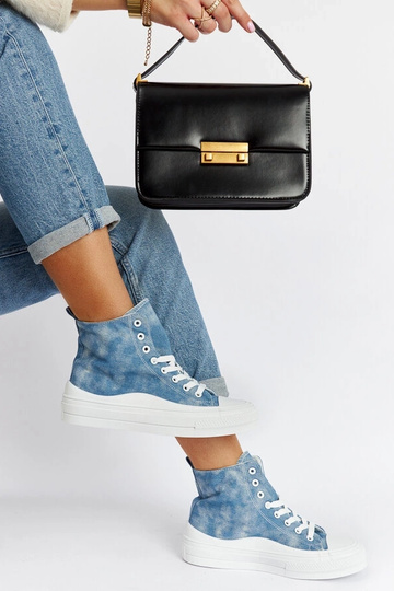 Modré tenisky na platforme... 2