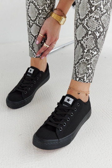 Dámske čierne látkové... 2