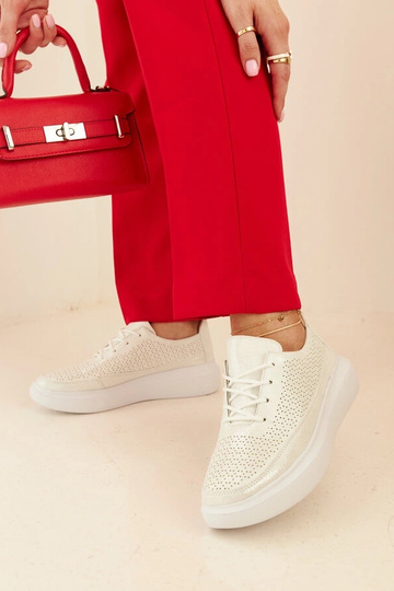 Dámske strieborné tenisky...