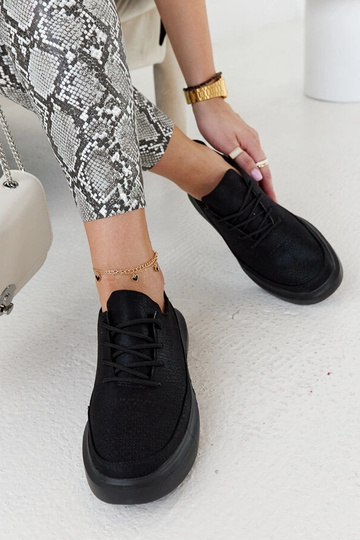 Čierne dámske tenisky na...