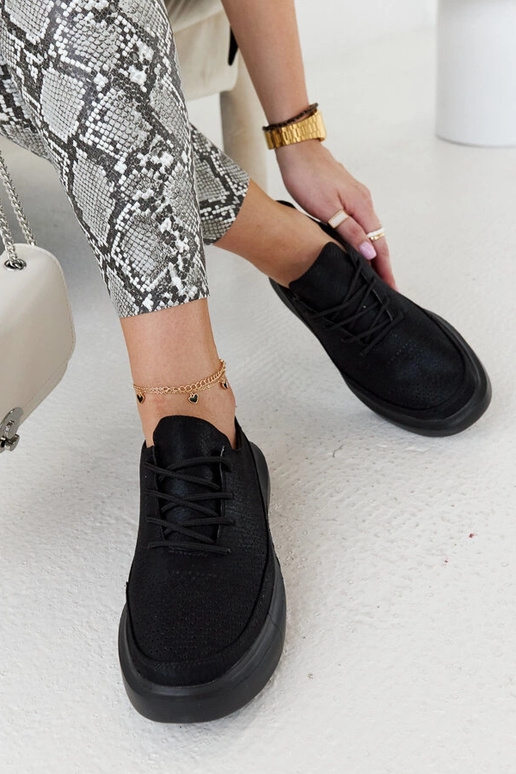 Čierne dámske tenisky na platforme,...