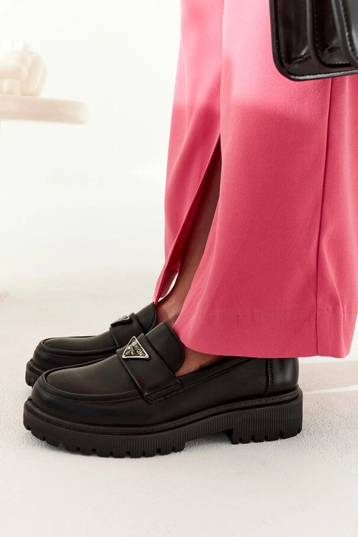 Teri čierne mokasíny