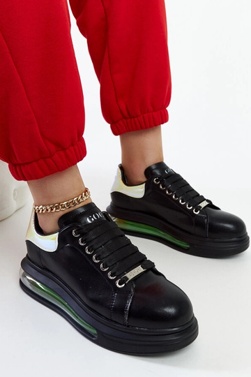 Čierne tenisky na platforme... 2