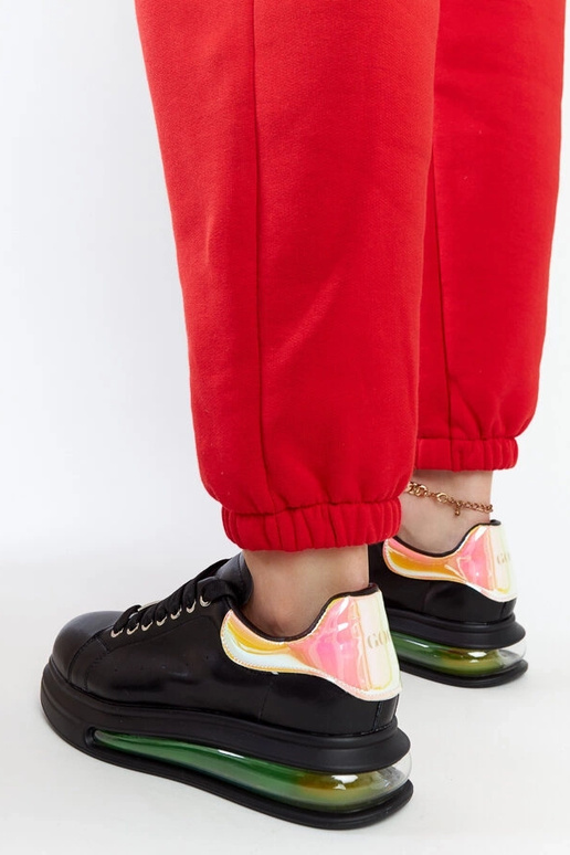 Čierne tenisky na platforme GOE NN2N4030