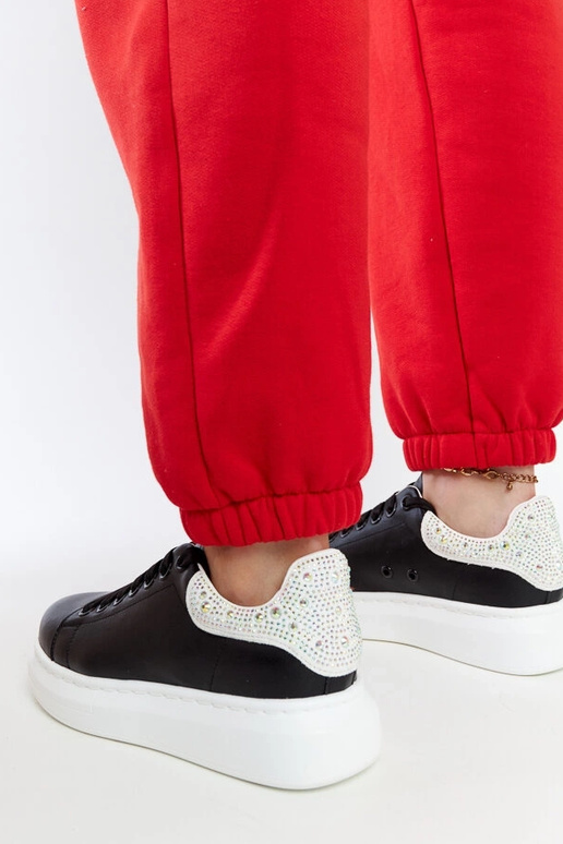 Čierne tenisky na platforme GOE JJ2N4052