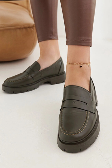 Zelené mokasíny Maybritt 2