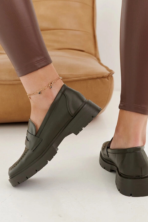 Zelené mokasíny Maybritt