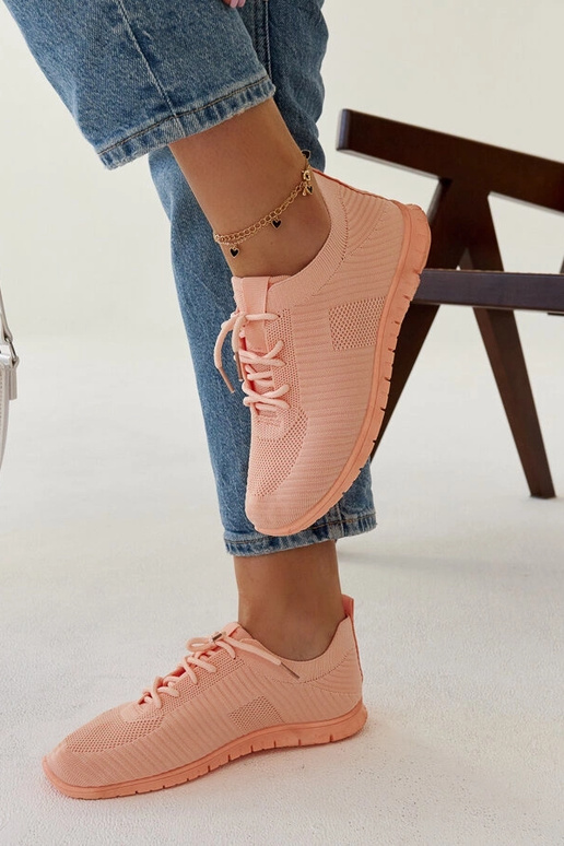 Ružové látkové tenisky Erminio