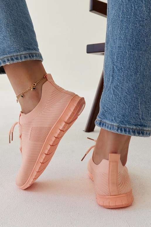 Ružové látkové tenisky Erminio