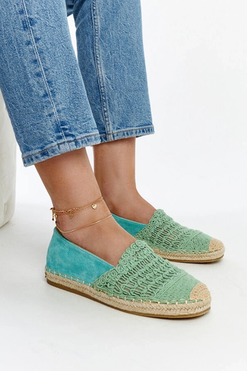 Gordanine mätové prelamované espadrilky