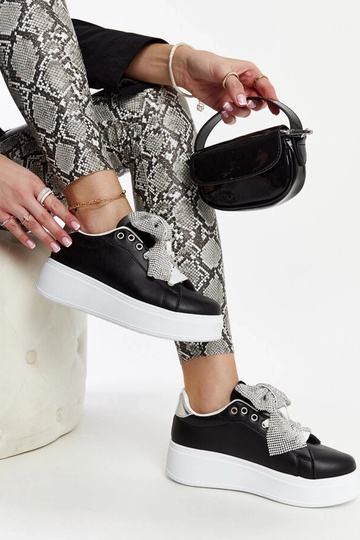 Čierne tenisky na vysokej... 2