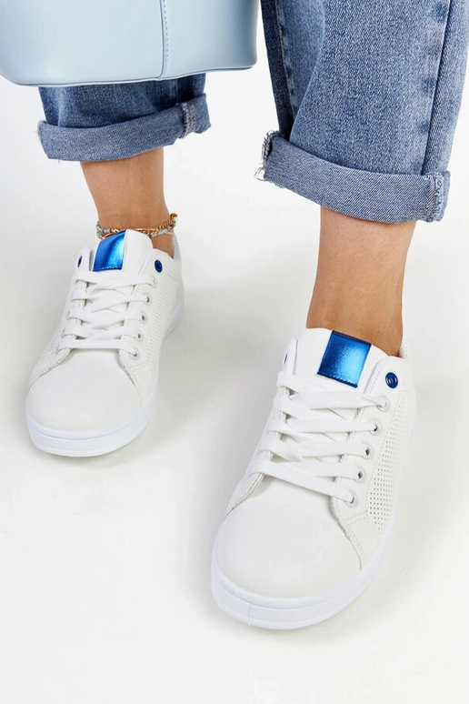 Biele tenisky z ekokože Semret