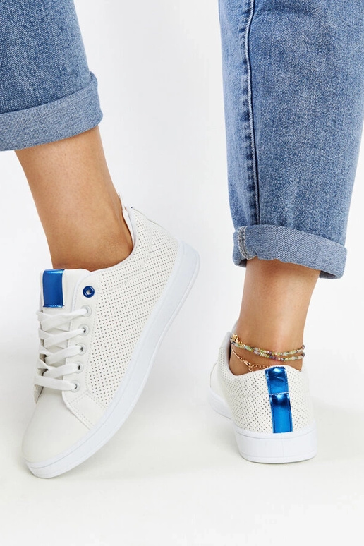 Biele tenisky z ekokože Semret