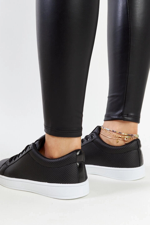 Čierne tenisky z ekokože Semret