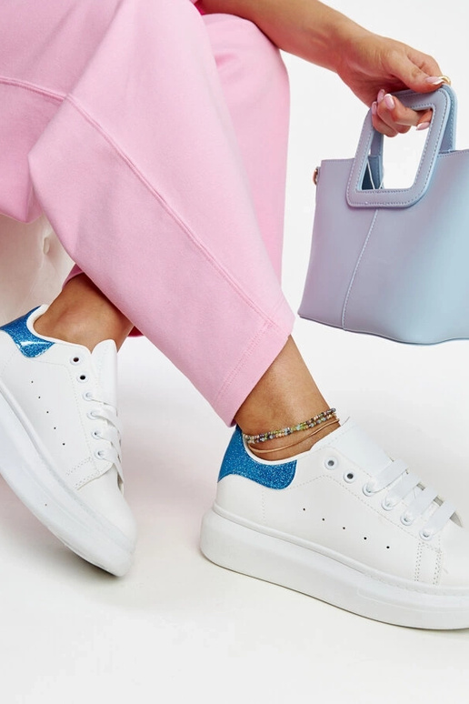 Biele tenisky z ekokože Fatimah