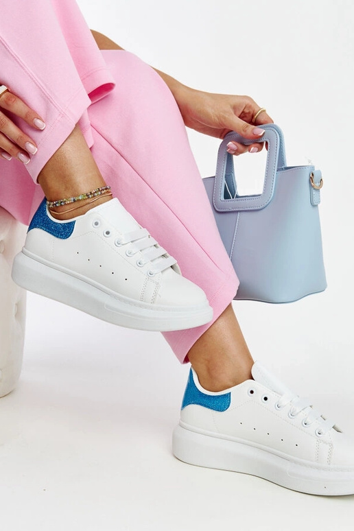 Biele tenisky z ekokože Fatimah