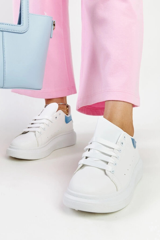 Biele tenisky z ekokože Fatimah