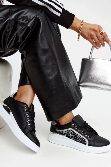 Čierne trblietavé tenisky... 2