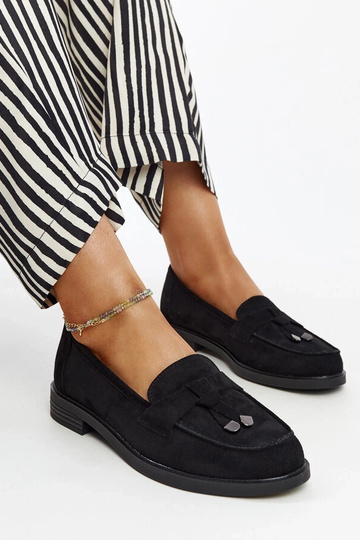 Čierne semišové mokasíny... 2